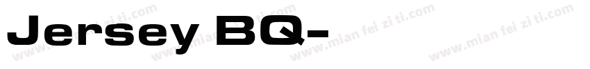 Jersey BQ字体转换